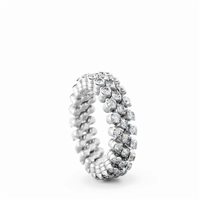 Vicenza - Piazzetta Palladio 2 - Ringe Serafino Consoli Brevetto Collection in Weißgold Diamante 1.17 Ct RMS 3F2 WG WD - RMS 3F2 WG WD
